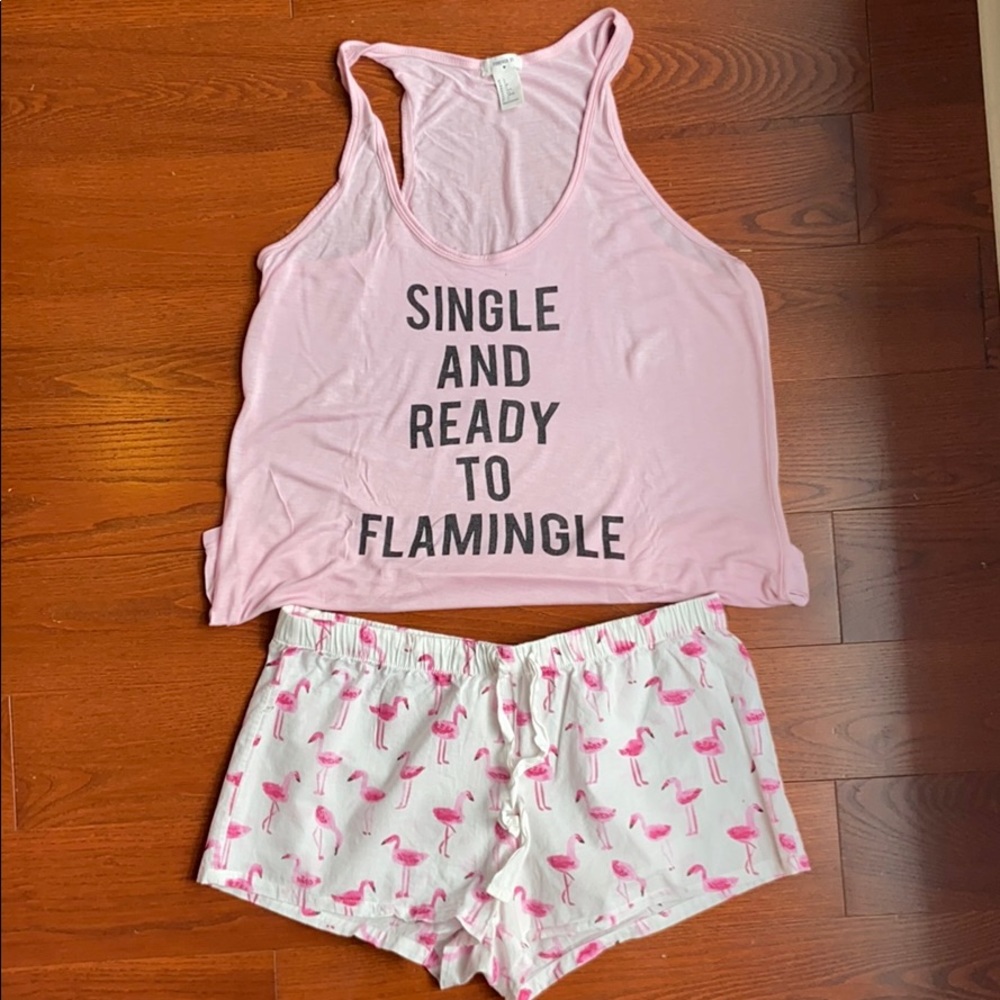 Cute tank top & shorts Pajama set